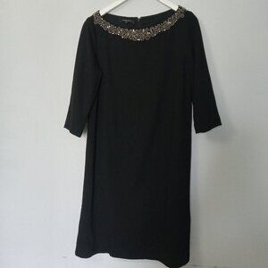 LAFAYETTE 148 | Embellished Wool Blend Dress